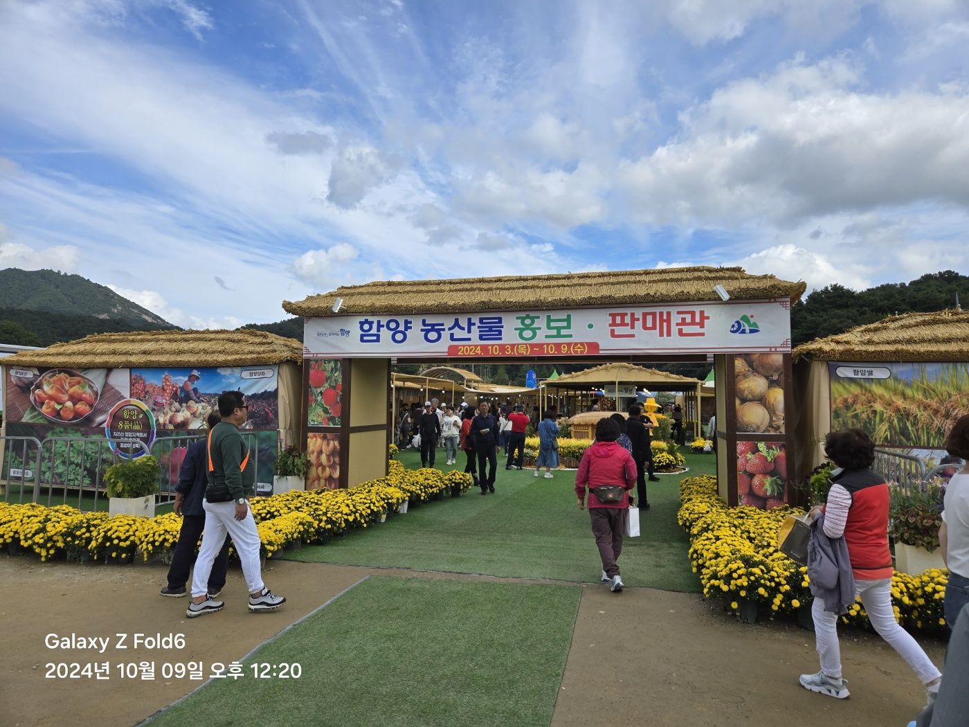 함양 농산물 홍보 판매관 게이트
