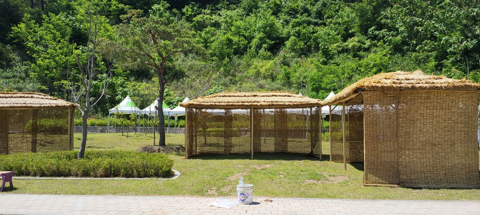 한산모시문화제 초가부스